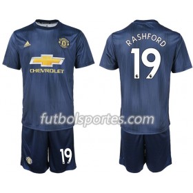 Camisetas Manchester United RASHFORD 19 Niño Tercera Equipacion 2018/2019
